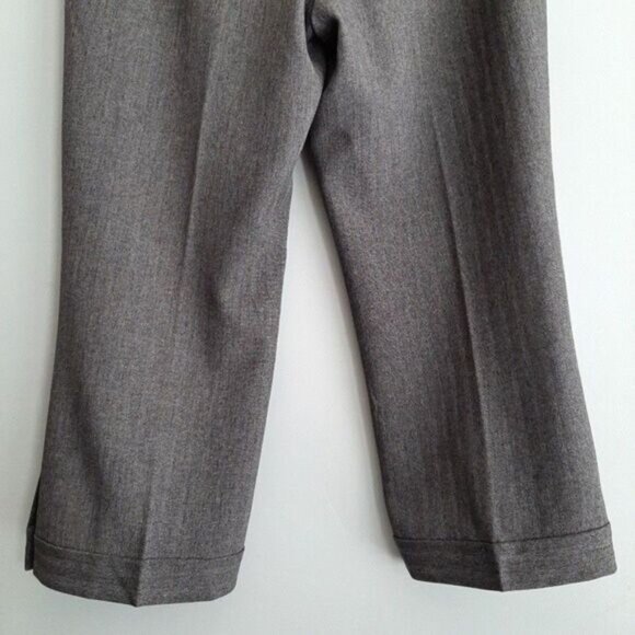 SIGRID OLSEN | Crop Dress Pants Grey w/ Sparkle Sz 10 - Picture 9 of 10